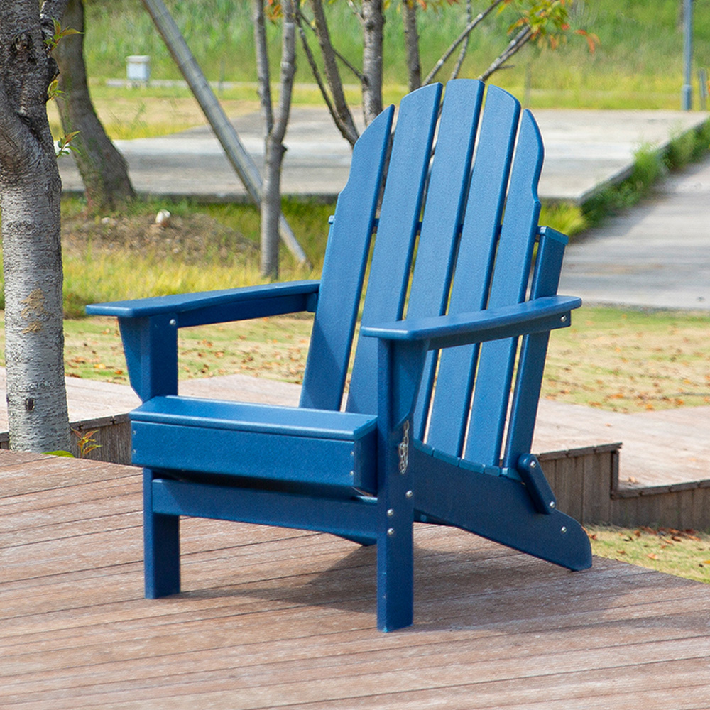 ADM009 Kerusi Adirondack Boleh Lipat Desa - Kerusi Lipat HDPE Luaran