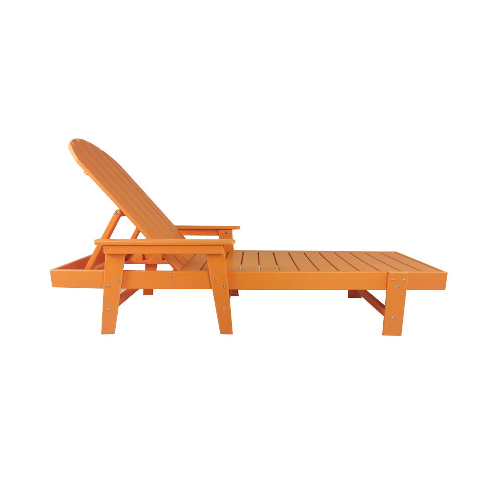 Oren CLM002 Luar Ruangan Kerusi Kolam Pantai Klasik - Bahan HDPE Anti-Kakisan Boleh Dikitar Semula