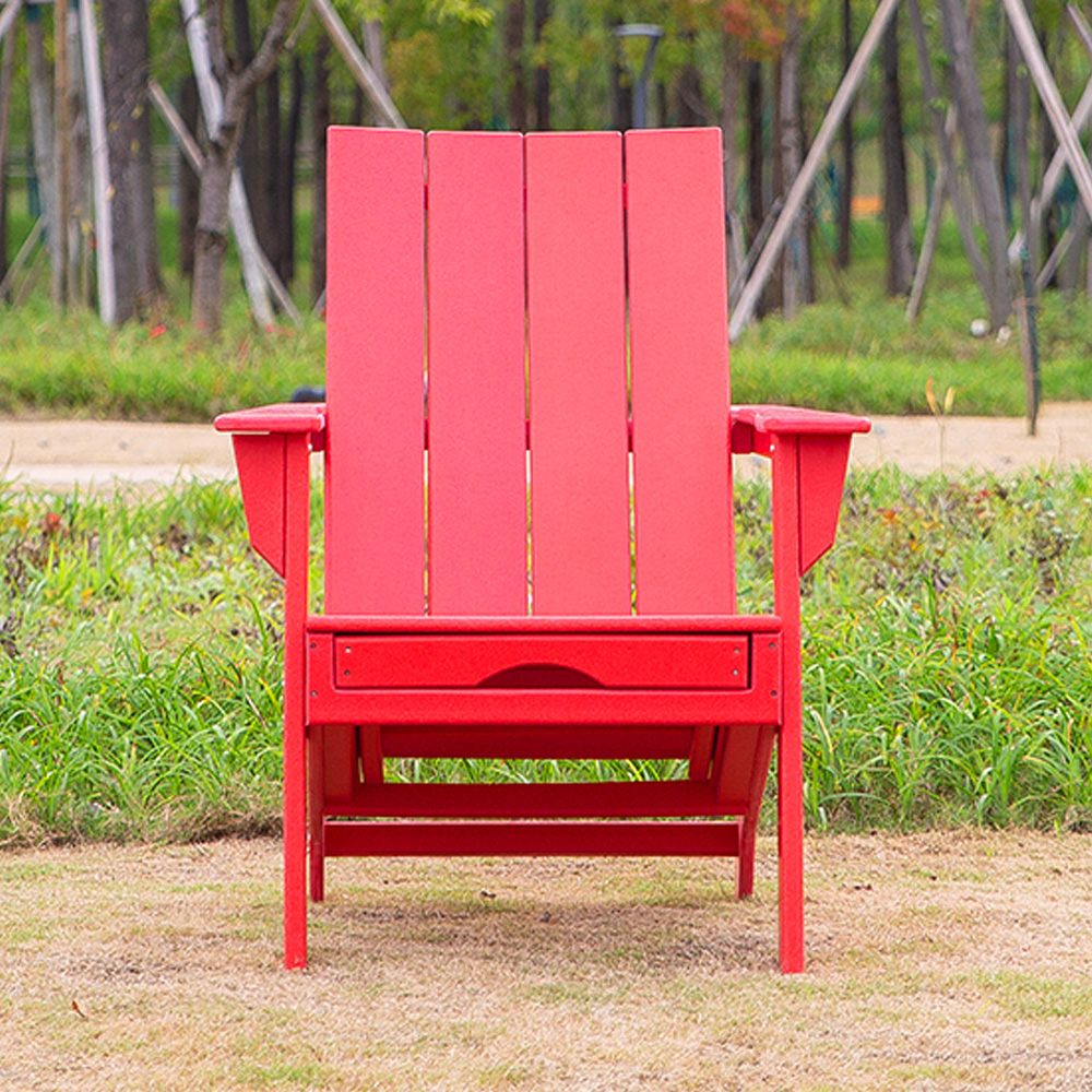 ADM005 Kerusi Patio Adirondack Desa - Kerusi Lounge Minimalis Pantai HDPE